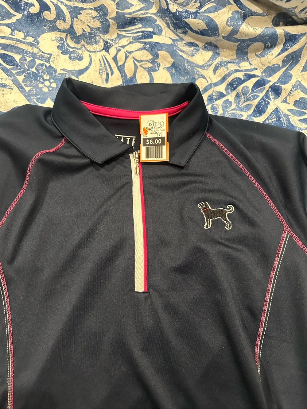 Black Dog Women’s Medium Kate Lord Performance Zip Neck - Picture 8 of 8